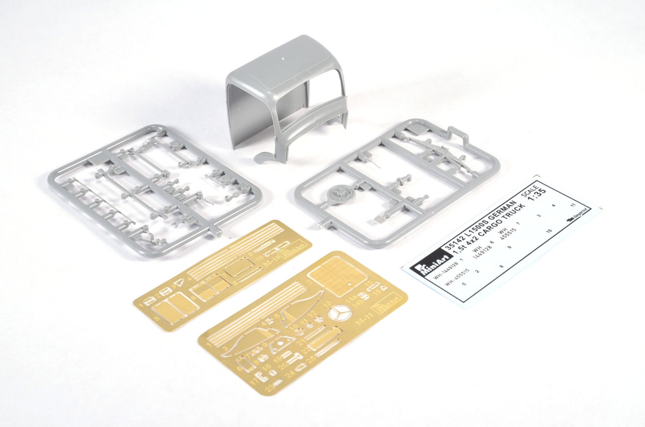 MiniArt 35142 1/35 L1500S German Cargo Truck Parts Image 01