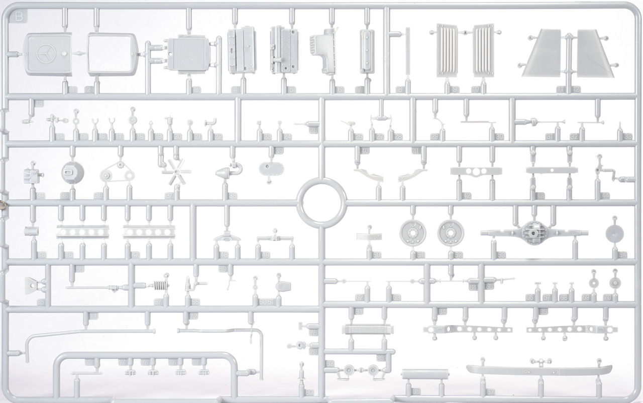 MiniArt 35147 1/35 L1500A Kfz.70 German Personnel Car Parts Image 03