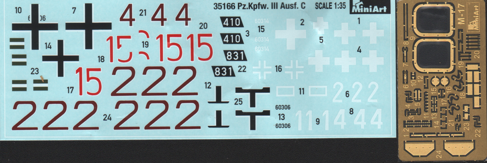 MiniArt 35166 1/35 Pz.Kpfw.III Ausf.C Parts Image 04