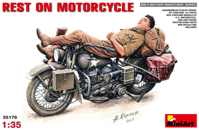 Rest on Motorcycle