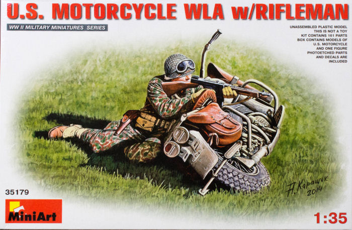 US Motorcycle WLA w/Rifleman