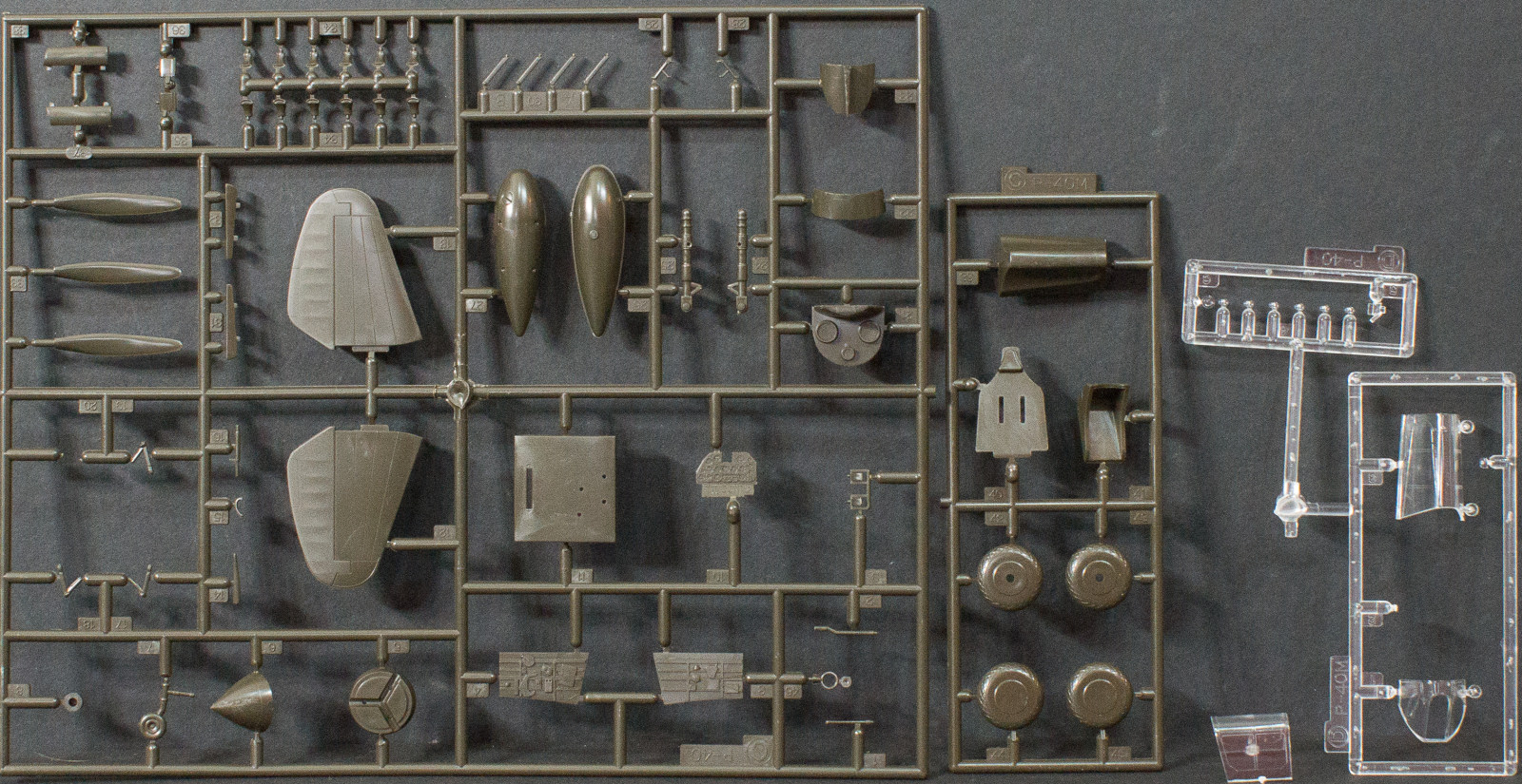 Mauve 4803 1/48 P-40M Warhawk First Look Parts Image 02