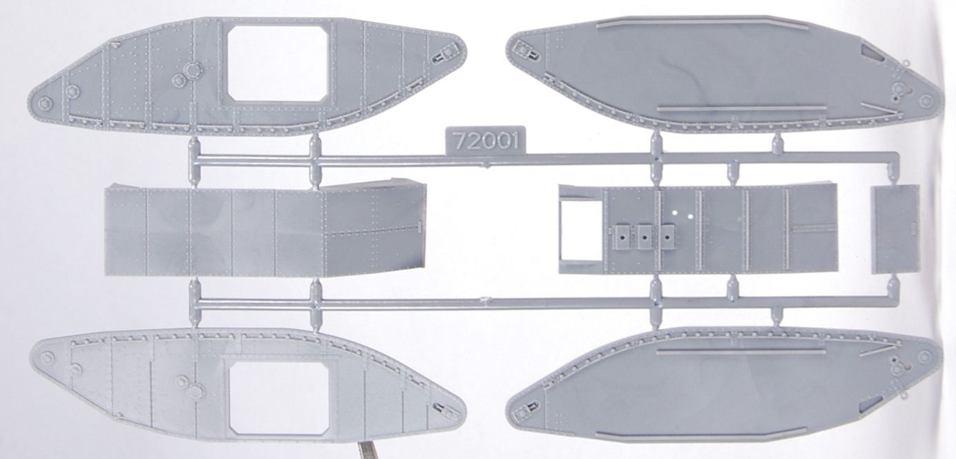 Master Box 72001 1/35 MK 1 ‘Male’ British Tank, Somme Battle Period, 1916 Parts Image 02