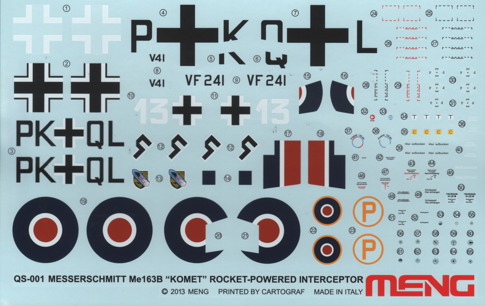 Meng QS001 1/32 Me 163B Komet First Look Image 03