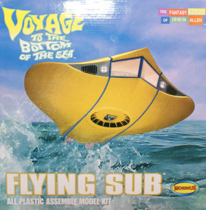 Flying Sub kit, model, first look, review, Cybermodeler, Cybermodeller, Online