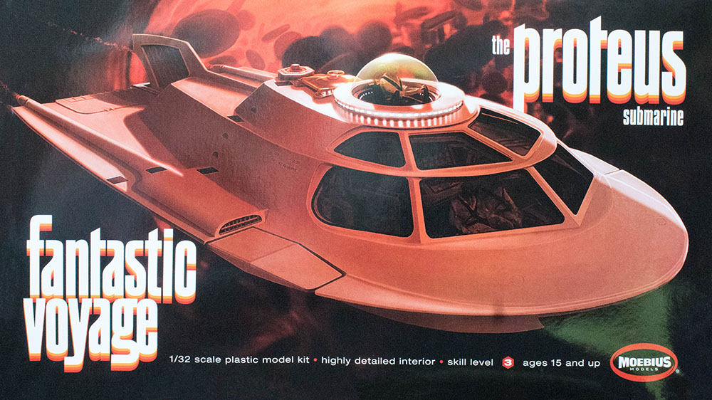 fantastic voyage proteus moebius model kit