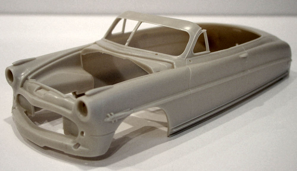 Moebius Models 1204 1/25 1952 Hudson Hornet Convertible First Look Parts Image 01