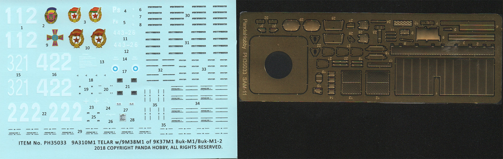 Panda-Hobby 35033 1/35 9A310M1 TELAR w/9M38M of 9K37M BUK-M1 First Look Image 06