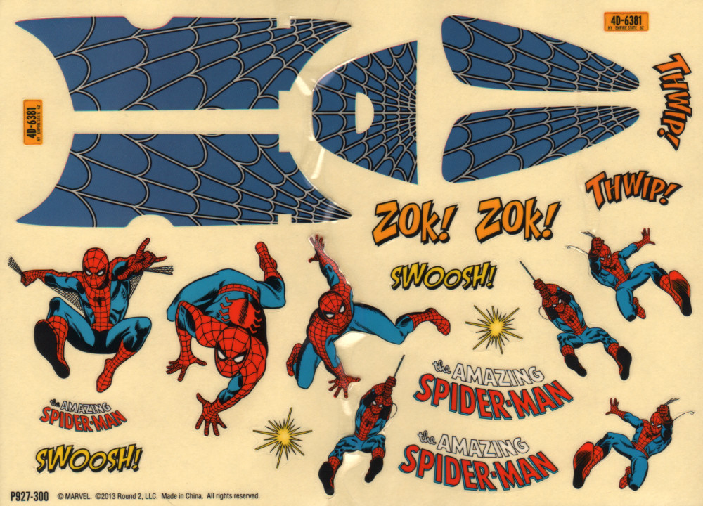 Polar Lights 0927 1/24 The Amazing Spiderman Volkswagen Beetle Parts Image 05