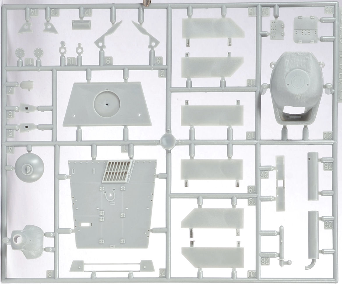 Platz 84800 1/35 Girls und Panzer 38(t) Hetzer Parts Image 03