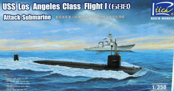 1/350 Los Angeles Class Submarine Flight I