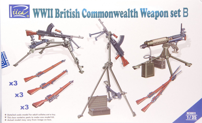 WWII British Commonwealth Weapon Set B