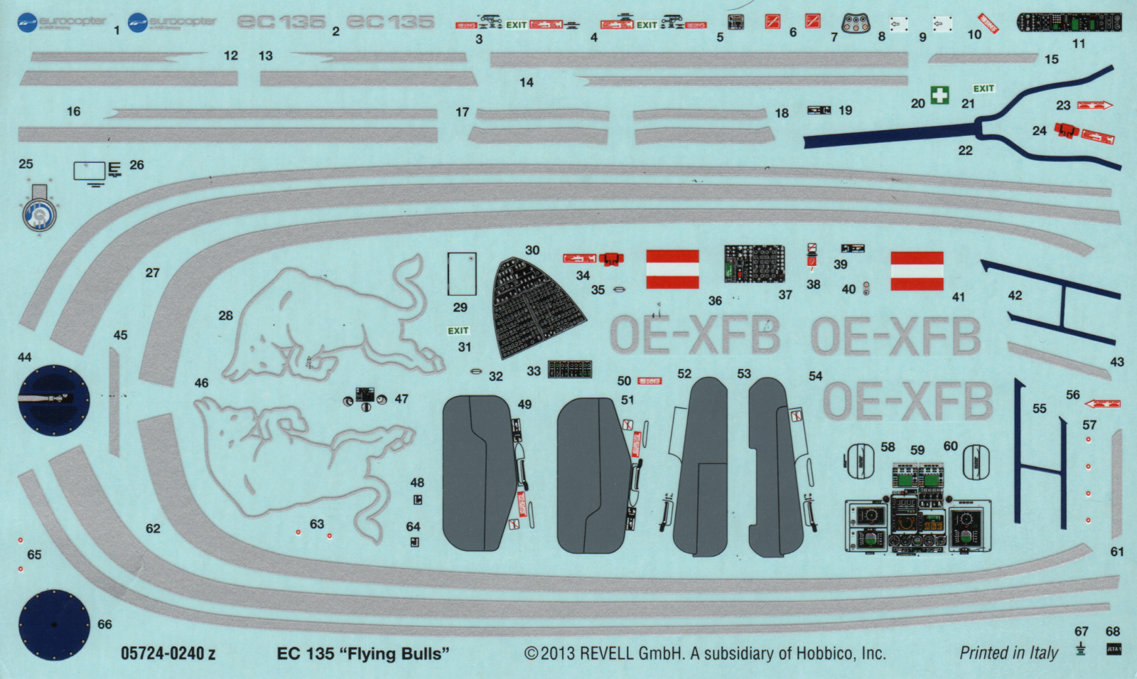 Revell 05724 1/32 EC135 'Flying Bulls' Kit Image 05