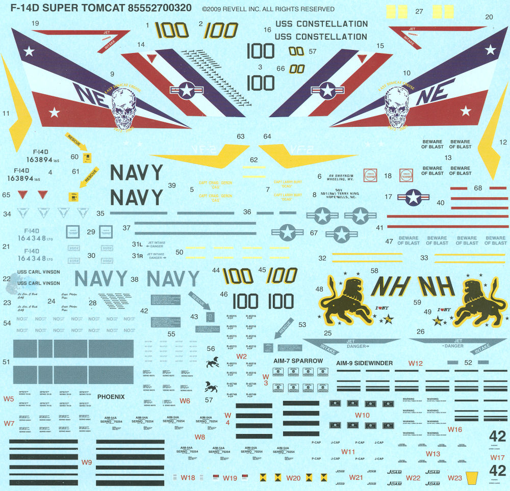 Revell 85-5527 1/48 F-14D Tomcat Kit Image 08