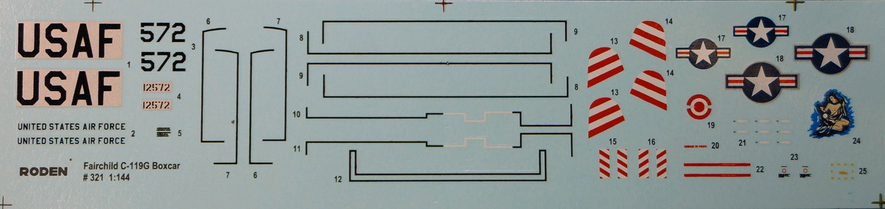 Roden 0321 1/144 Fairchild C-119C Boxcar Kit First Look Image 04