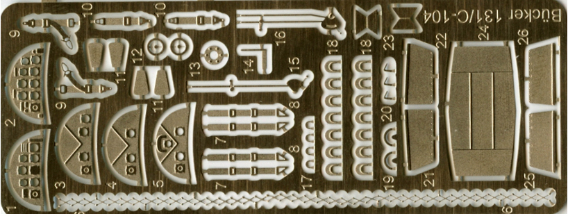 RS Models 92206 1/72 Bücker Bü 131D 'In Foreign Services' Parts Image 02
