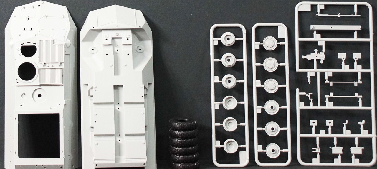 Trumpeter 01503 1/35 Canadian AVGP Husky (Early) First Look Image 01