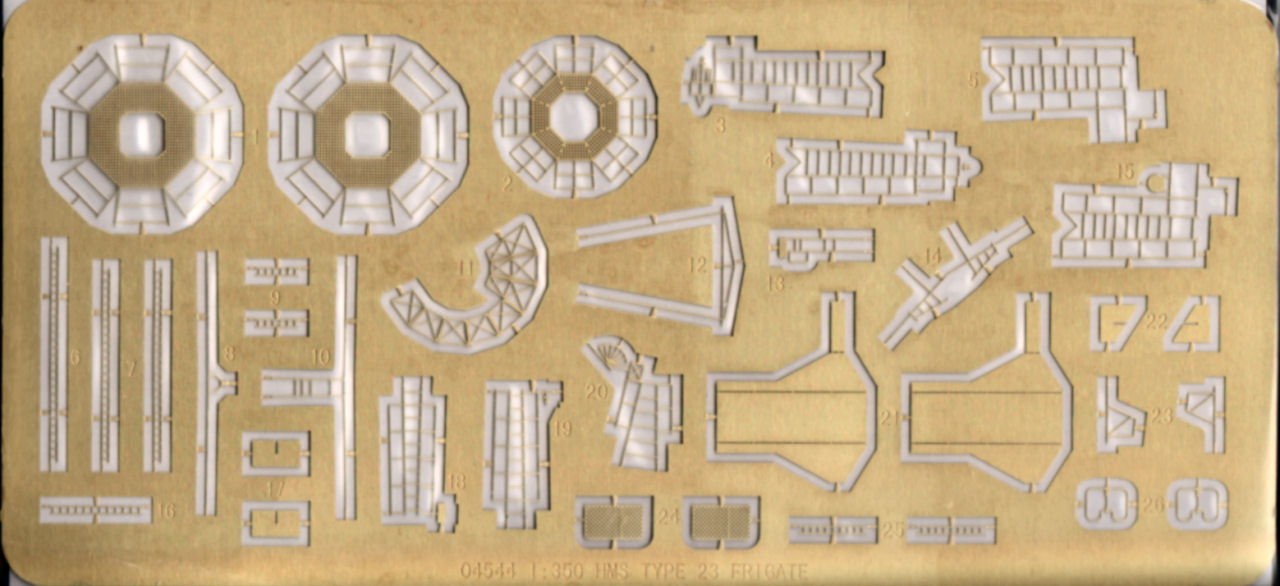 Trumpeter 04545 1/350 HMS Montrose Type 23 Frigate Parts Image 04