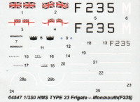 HMS Monmouth Type 23 Frigate