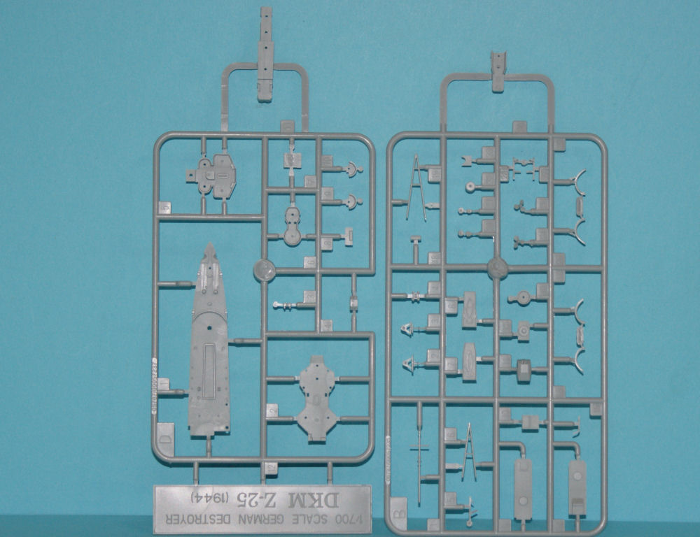 Trumpeter 05787 1/700 German Zerstorer Z-25 1944 Parts Image 02