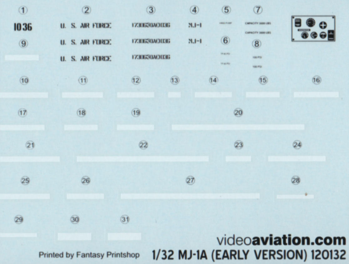 videoaviation.com 1/48 MJ1-A Weapons Loader (Early Version) Image 02