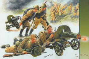 Soviet Machine Gun Crew