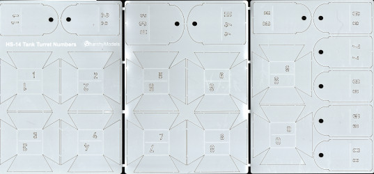 HS Tank Turret Numbers Masks