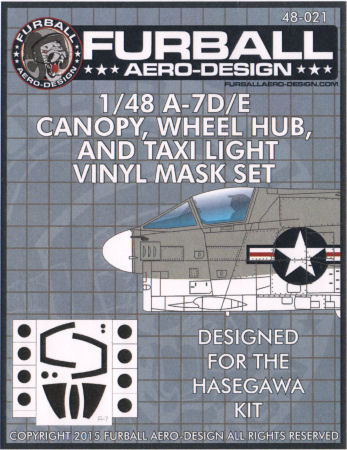 A-7D/E Corsair II mask set