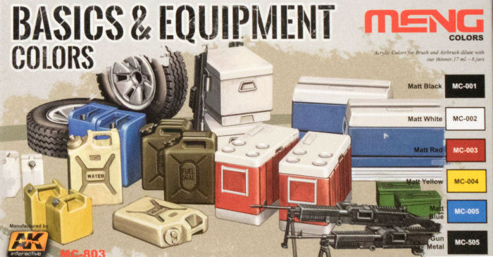 AK Interactive AK MC803 Basics and Equipment Colors