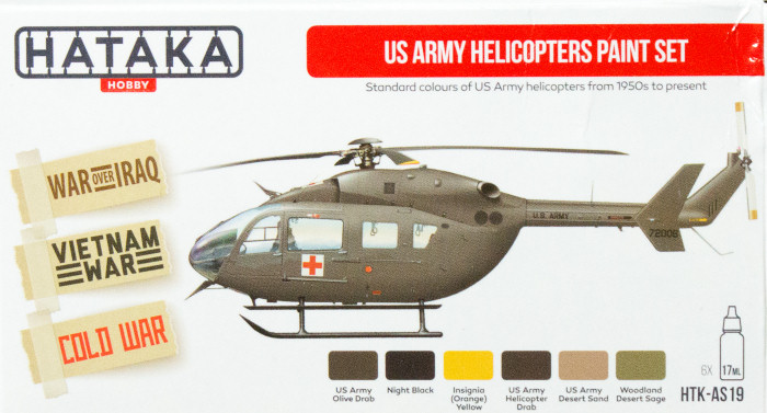 Hataka AS19 US Army Helicopter