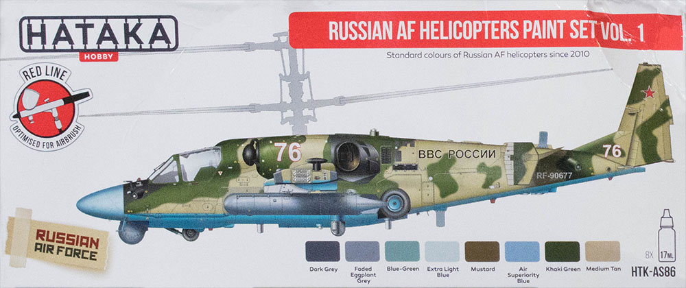 Hataka AS86 Russian AF Helicopters Paint Set
