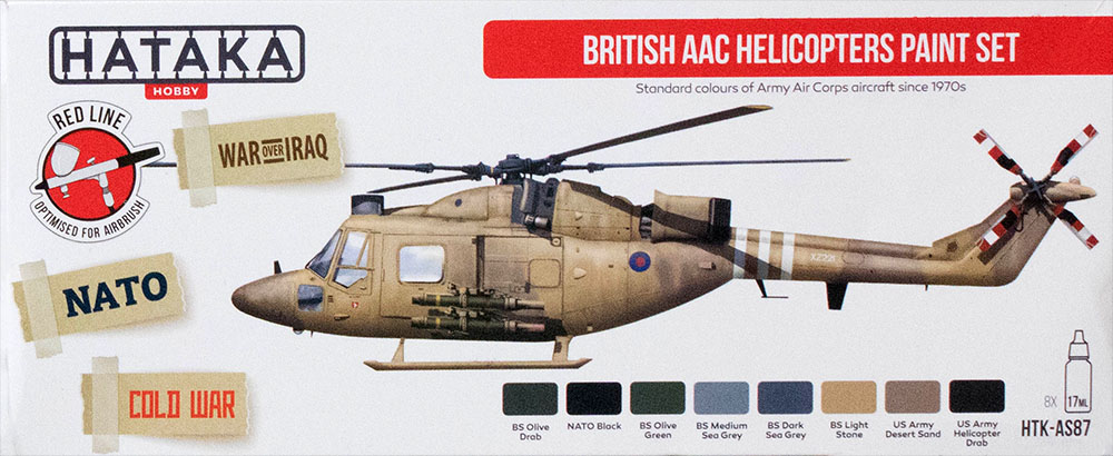 Hataka AS87 British AAC Helicopters Paint Set