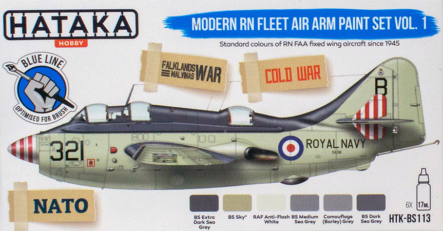 Hataka BS113 Modern RN Fleet Air Arm Paint Set Vol.1