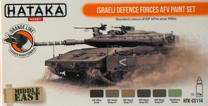 Hataka CS114 IDF AFV Paint Set