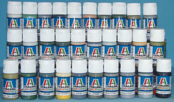 Italeri Acrylic Paint Line First Look