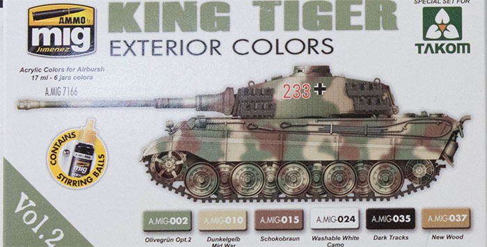 Ammo by Mig Jimenez King Tiger Exterior Colors Paint First Look