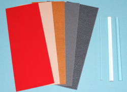 Adhesive Back Hobby Film and Profiling Sticks