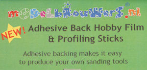 Adhesive Back Hobby Film and Profiling Sticks