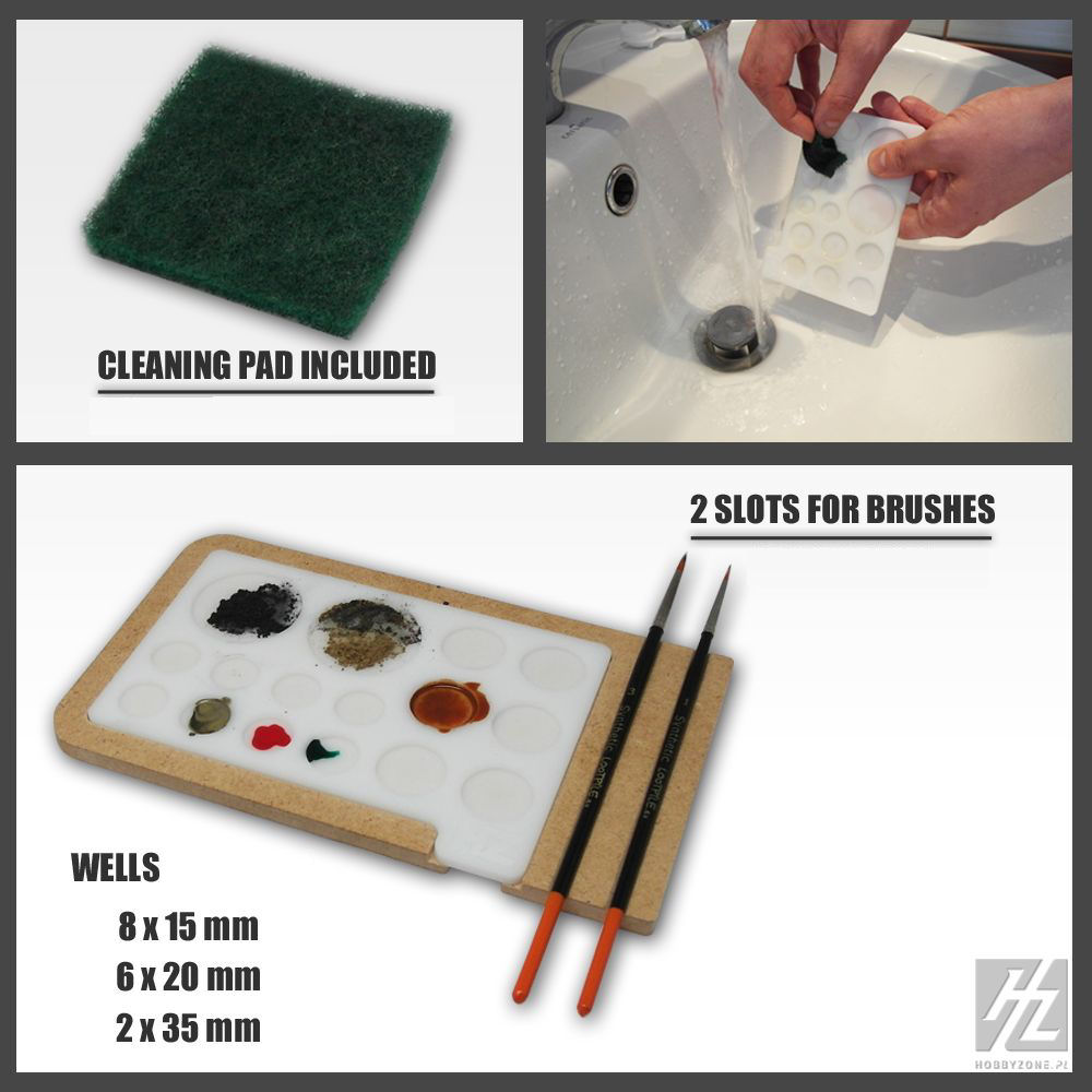 Hobby Zone PM01 Acrylic Painting Palette Review Image 01