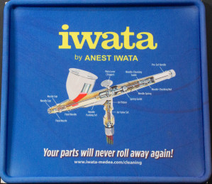 Raised Ridge Airbrush Cleaning Mat
