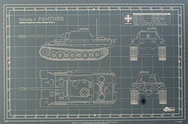 Tankraft Panther Cutting Mat 12x8