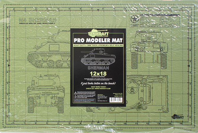 Tankraft Sherman Cutting Mat 12x8