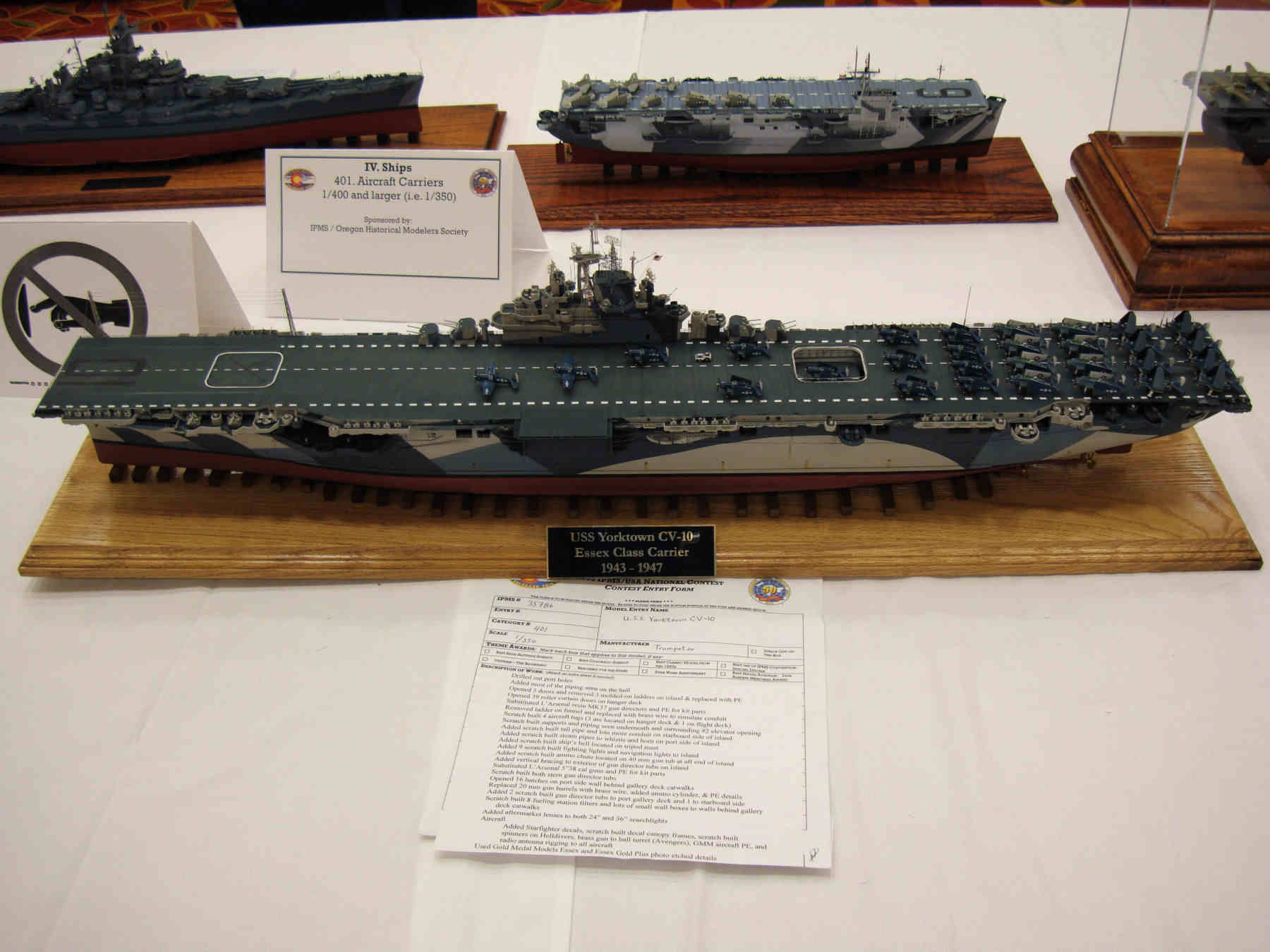 IPMS/USA National Convention 2013 Contest Room Photo 260